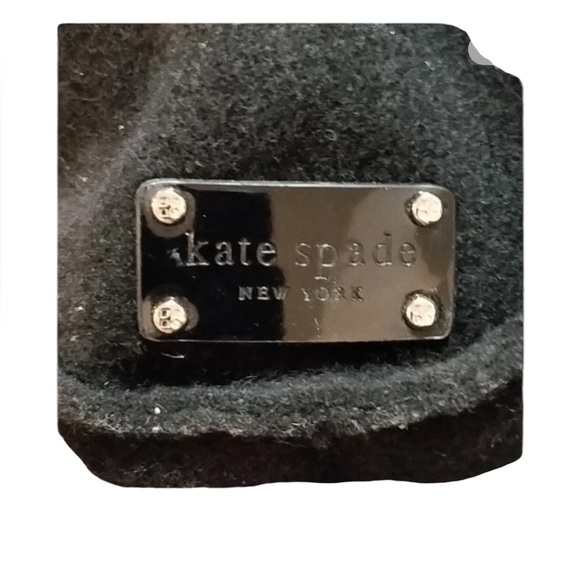 Kate Spade Cadee Black Wool Blend Satchel Shoulder Bag EUC - Picture 6 of 6